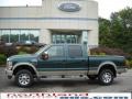 2010 Forest Green Metallic Ford F350 Super Duty King Ranch Crew Cab 4x4  photo #1
