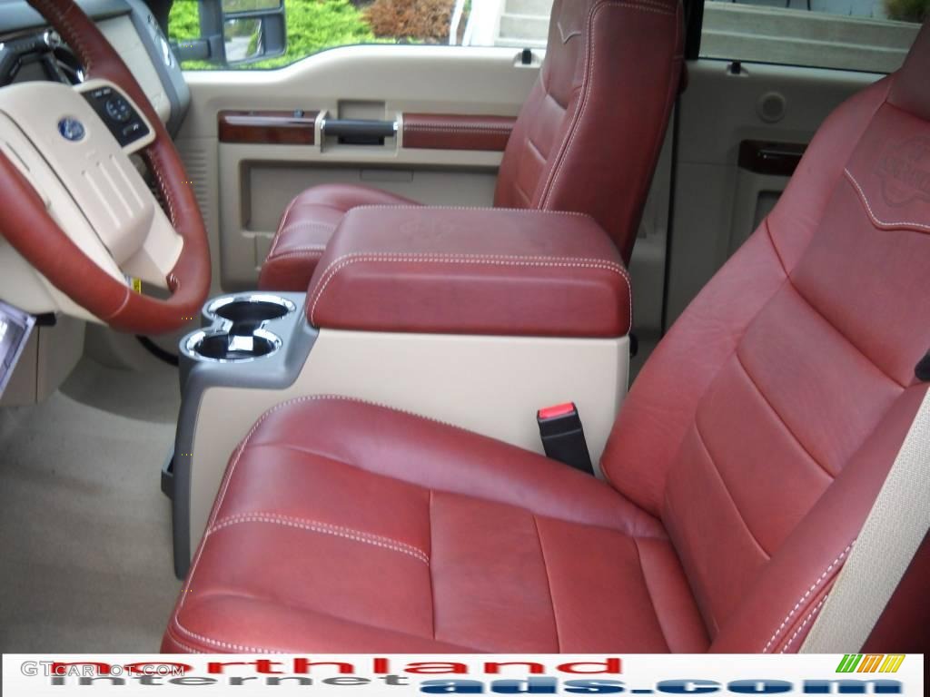 2010 F350 Super Duty King Ranch Crew Cab 4x4 - Forest Green Metallic / Chaparral Leather photo #11