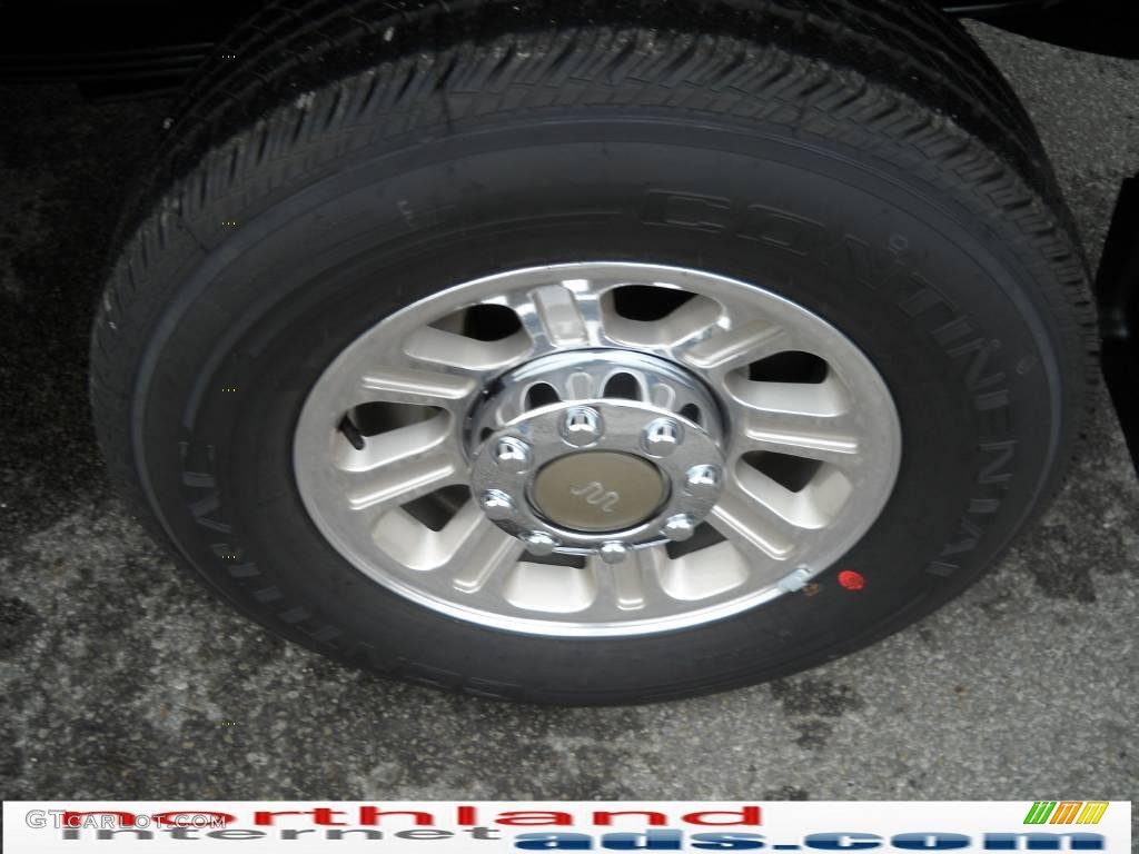 2010 F350 Super Duty King Ranch Crew Cab 4x4 - Forest Green Metallic / Chaparral Leather photo #16