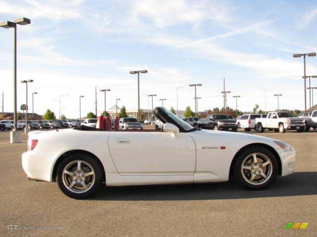 2002 S2000 Roadster - Grand Prix White / Red photo #6