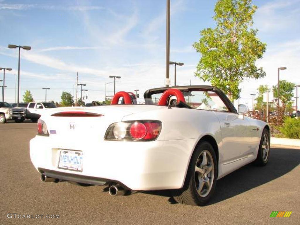 2002 S2000 Roadster - Grand Prix White / Red photo #7