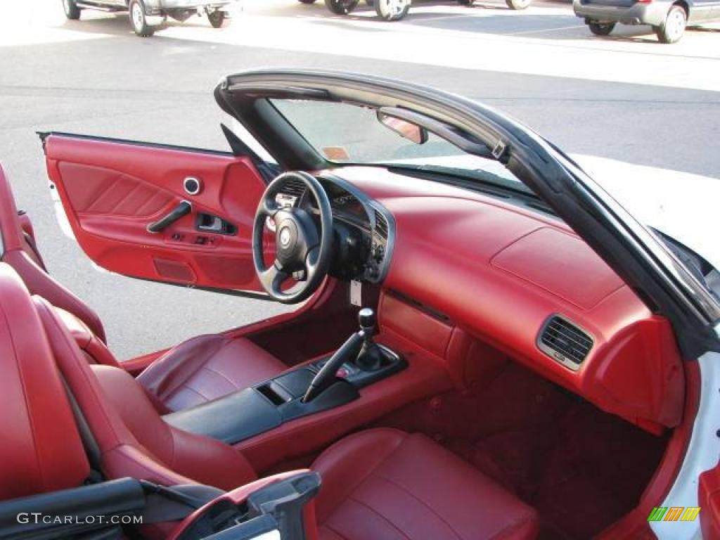2002 S2000 Roadster - Grand Prix White / Red photo #12