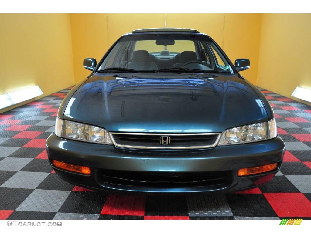 1996 Accord EX Sedan - Sherwood Green Pearl Metallic / Gray photo #2