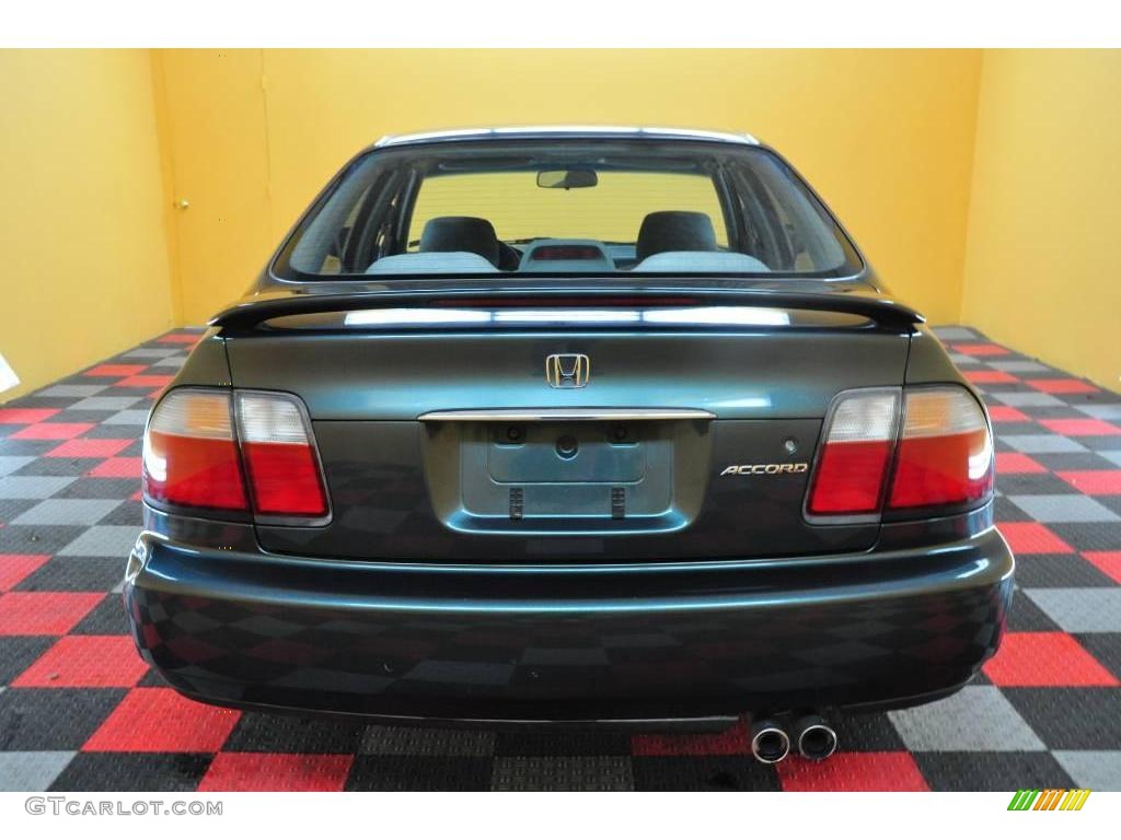 1996 Accord EX Sedan - Sherwood Green Pearl Metallic / Gray photo #5
