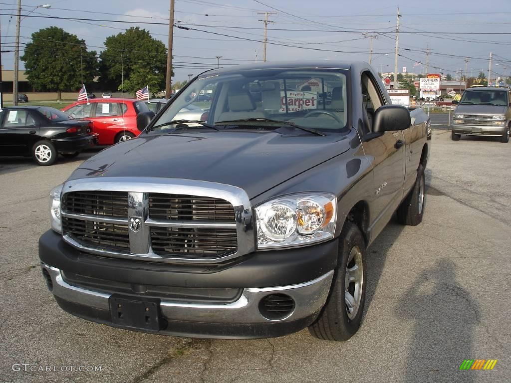 2007 Ram 1500 SXT Regular Cab - Mineral Gray Metallic / Medium Slate Gray photo #1