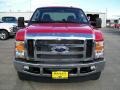 2010 Vermillion Red Ford F250 Super Duty XLT SuperCab 4x4  photo #1