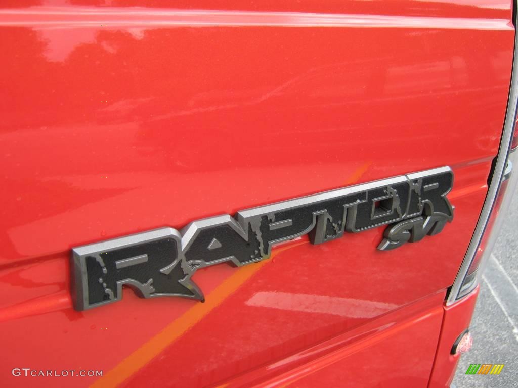 2010 F150 SVT Raptor SuperCab 4x4 - Molten Orange Tri Coat / Raptor Black/Orange photo #12