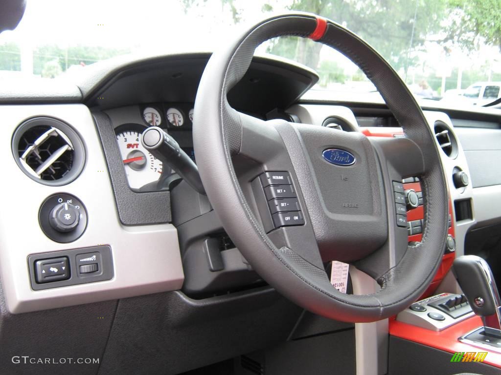 2010 F150 SVT Raptor SuperCab 4x4 - Molten Orange Tri Coat / Raptor Black/Orange photo #19