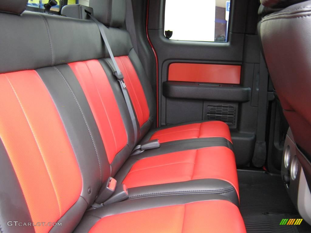 2010 F150 SVT Raptor SuperCab 4x4 - Molten Orange Tri Coat / Raptor Black/Orange photo #21