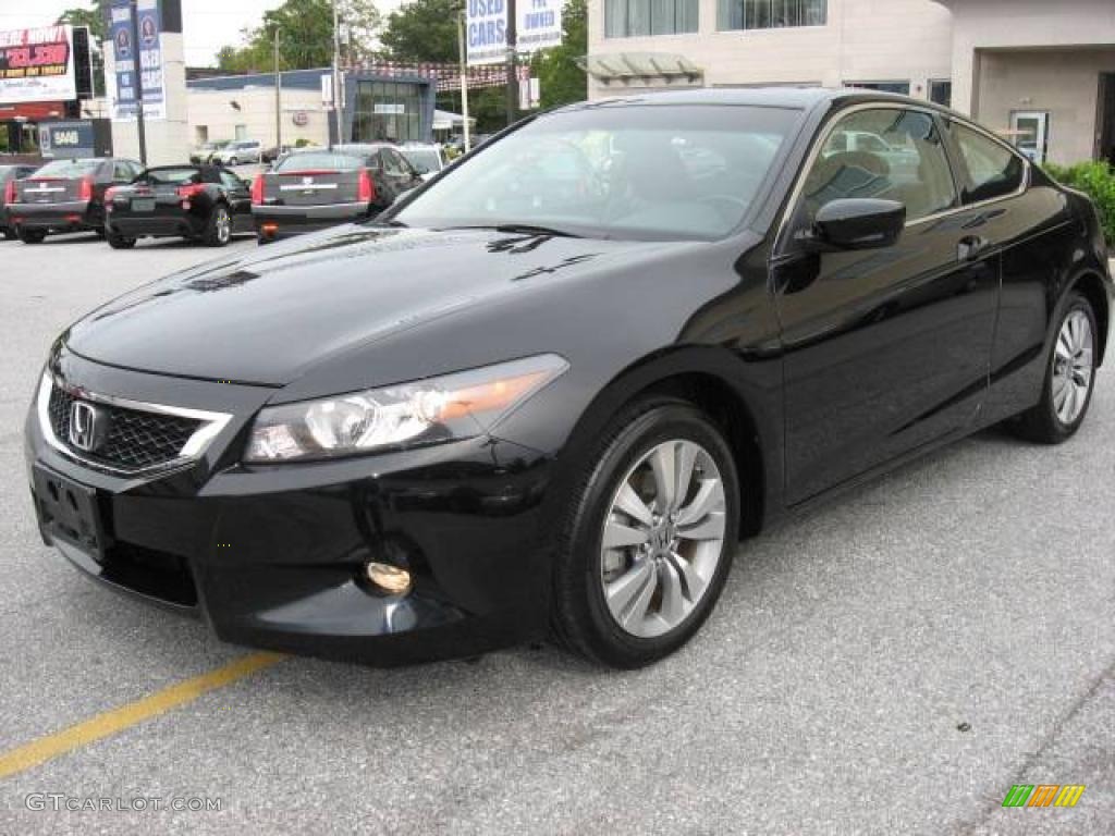 2008 Accord EX-L Coupe - Nighthawk Black Pearl / Black photo #1