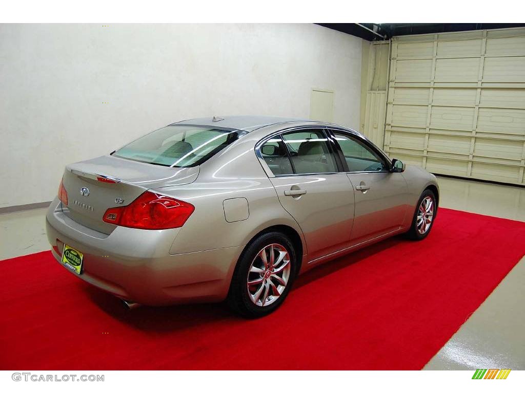 2009 G 37 Sedan - Sahara Sandstone / Stone photo #6