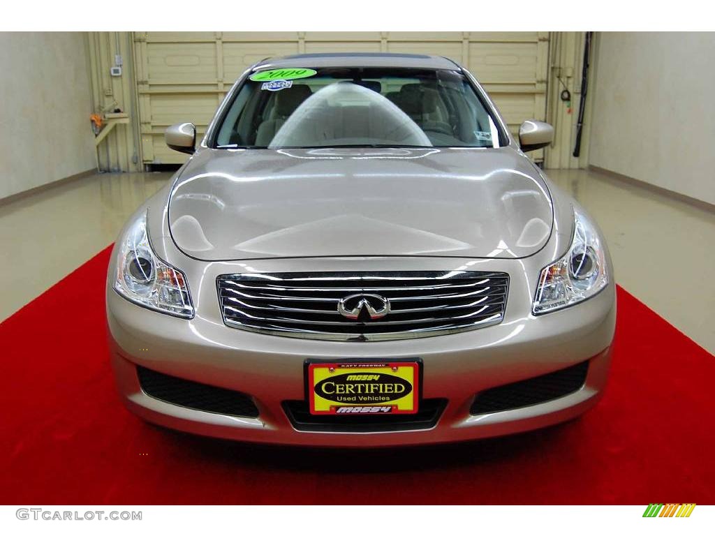 2009 G 37 Sedan - Sahara Sandstone / Stone photo #13