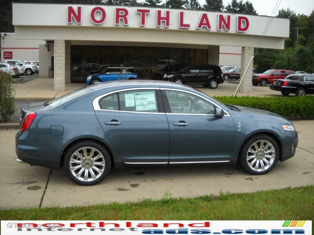 2010 Steel Blue Metallic Lincoln Mks Ecoboost Awd 18442286