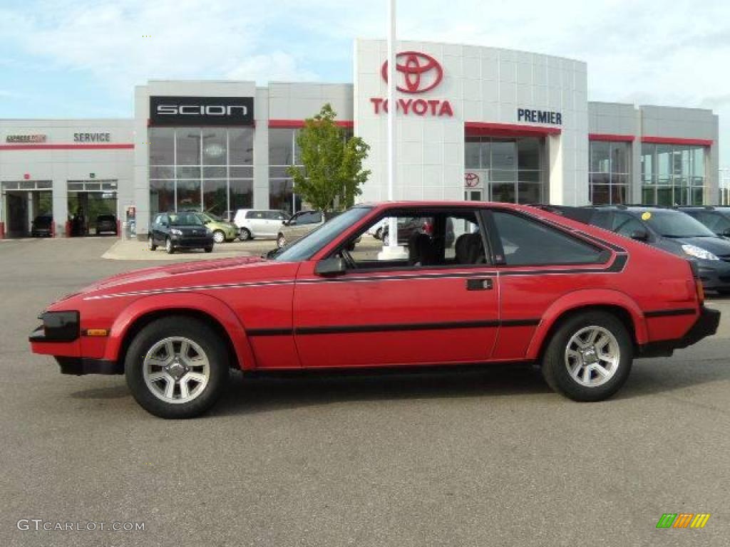 1983 Celica Supra - Super Red / Black/Gray photo #2