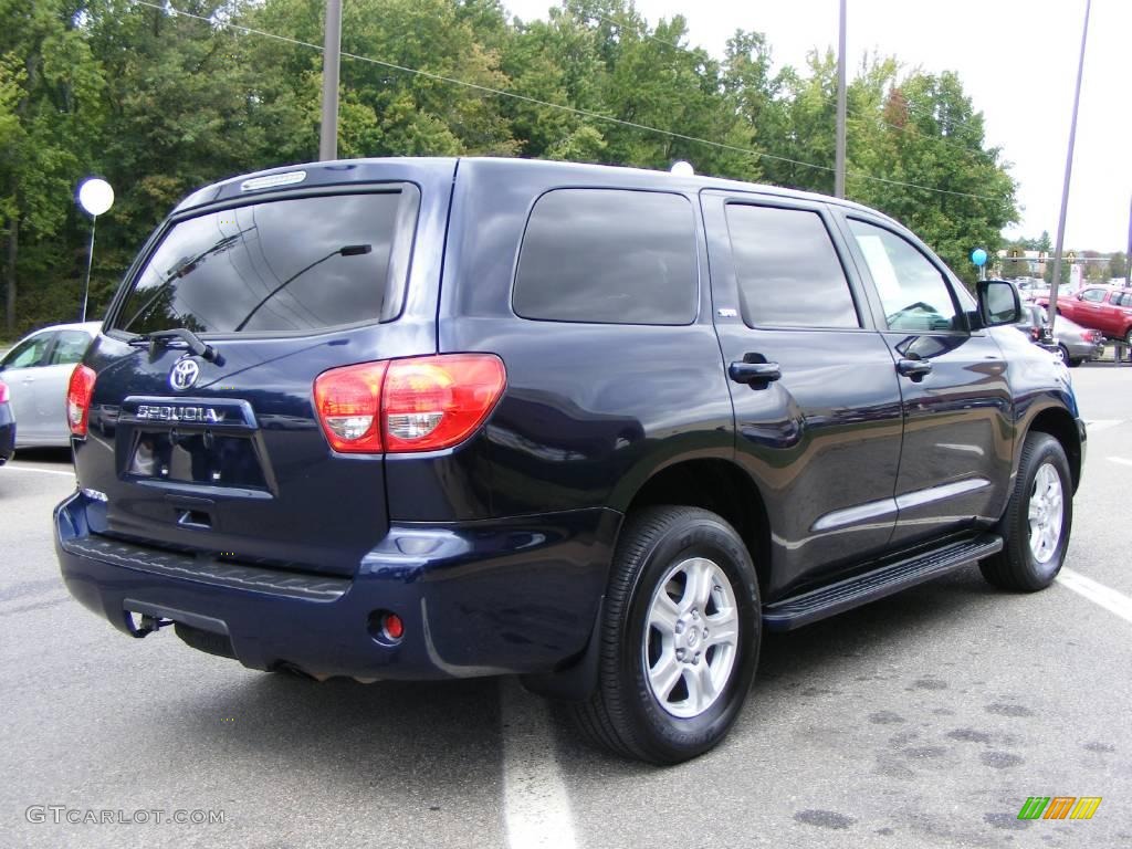 2009 Sequoia SR5 4x4 - Nautical Blue Metallic / Graphite Gray photo #3