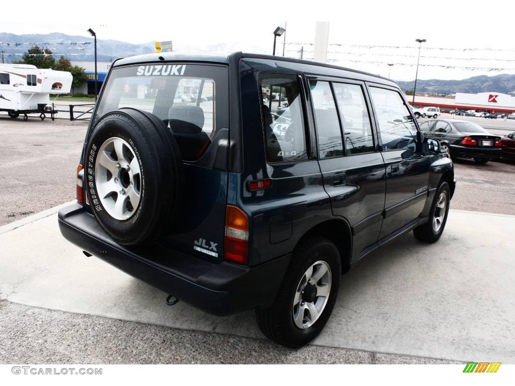 1995 Sidekick JLX 4 Door 4x4 - Medium Blue Metallic / Gray photo #3