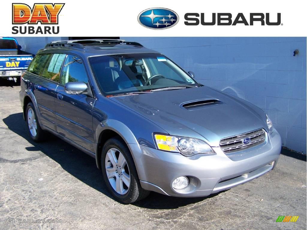 2005 Outback 2.5XT Limited Wagon - Atlantic Blue Pearl / Off Black photo #1