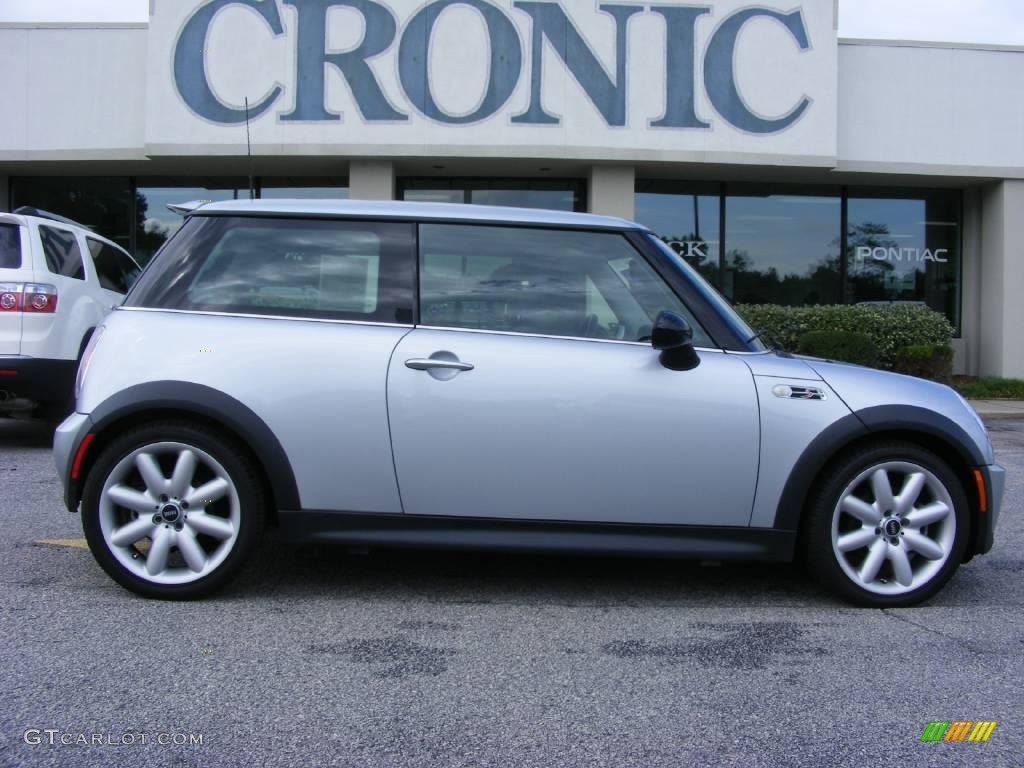 2003 Cooper S Hardtop - Pure Silver Metallic / Space Grey/Panther Black photo #1