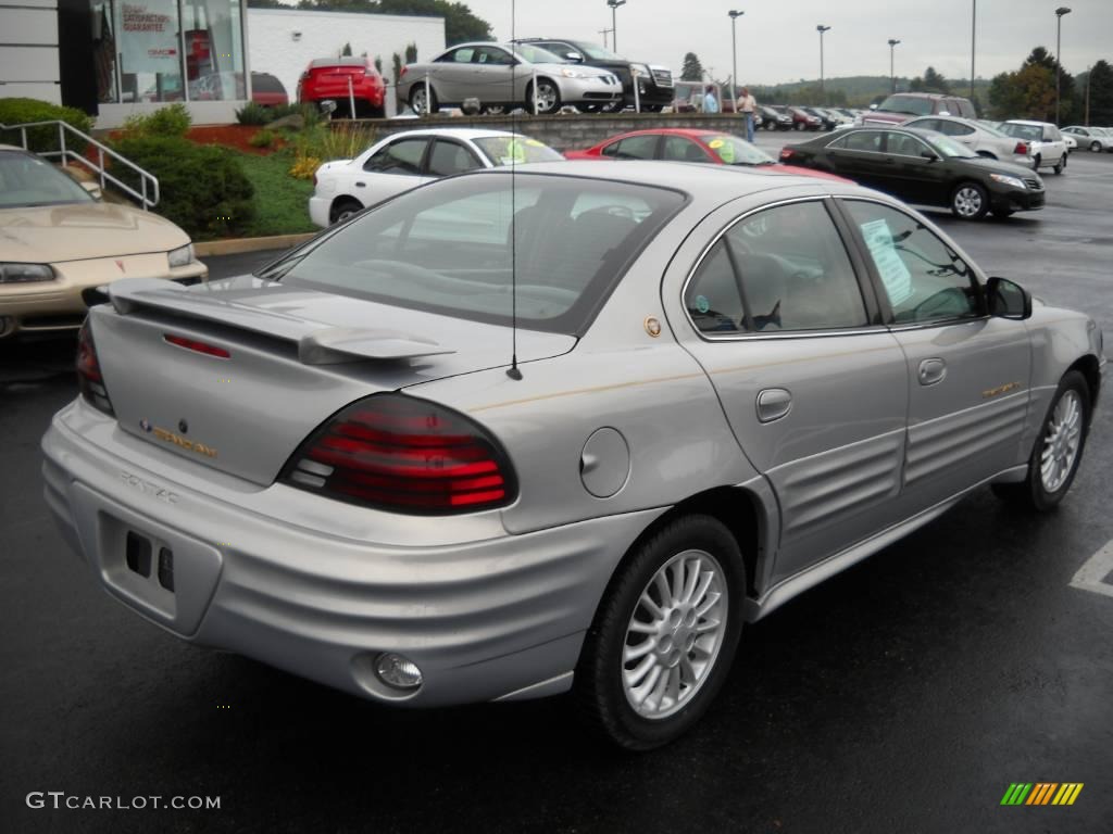 2000 Grand Am SE Sedan - Silvermist Metallic / Dark Pewter photo #2
