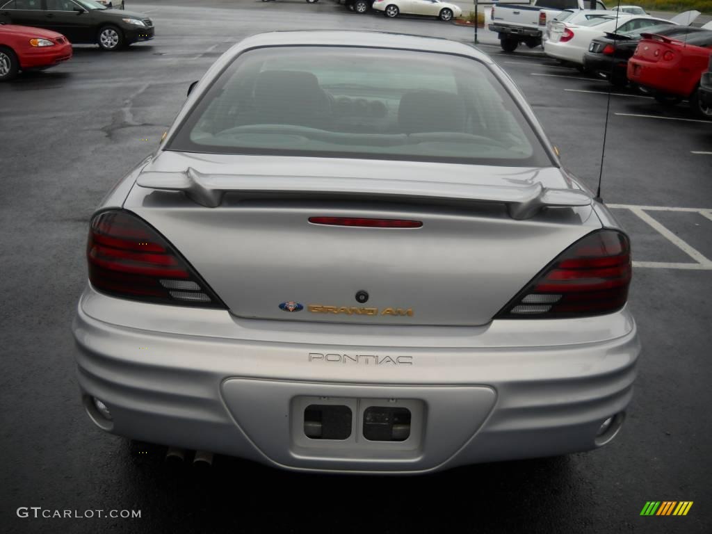 2000 Grand Am SE Sedan - Silvermist Metallic / Dark Pewter photo #3