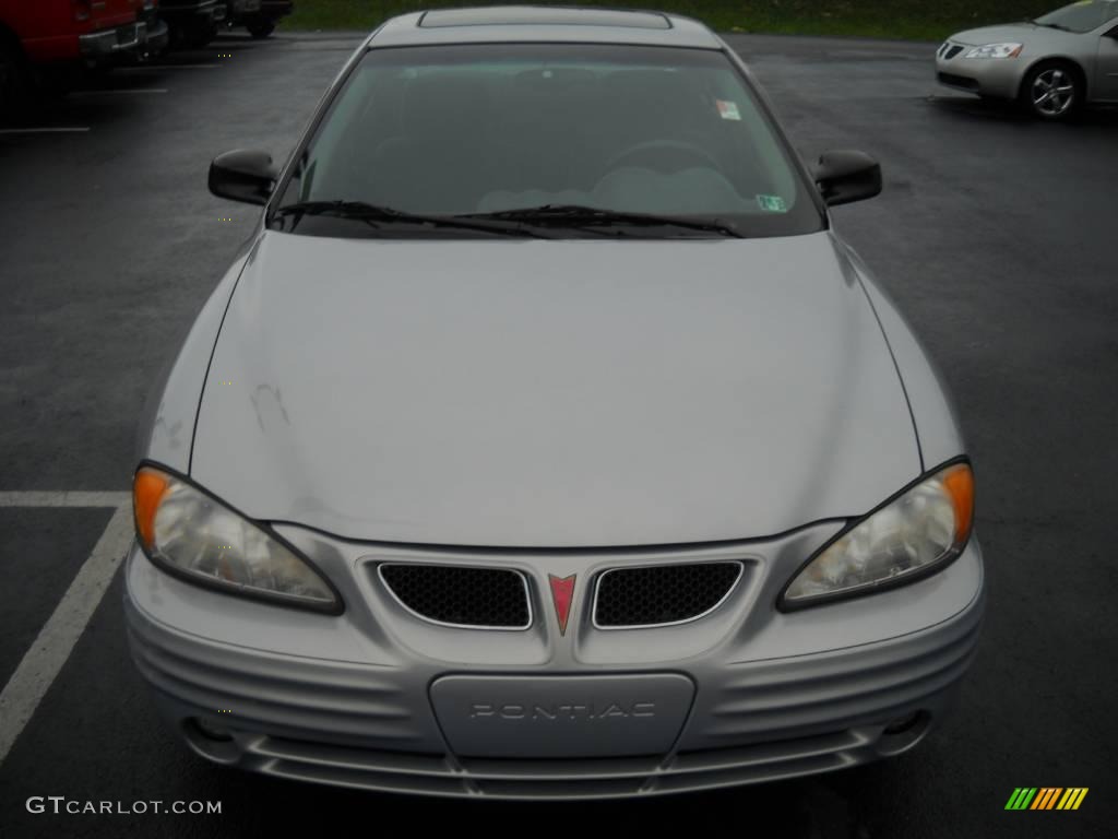 2000 Grand Am SE Sedan - Silvermist Metallic / Dark Pewter photo #15