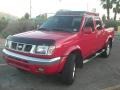 2000 Aztec Red Nissan Frontier SE Crew Cab  photo #2
