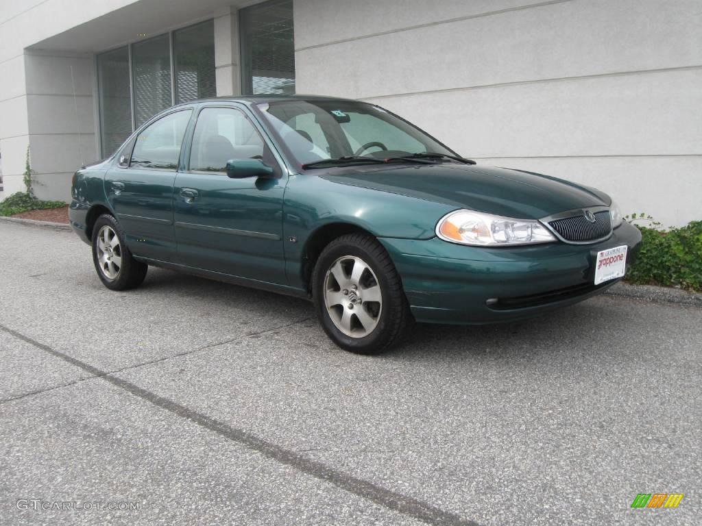 1999 Mystique LS - Dark Satin Green Metallic / Prairie Tan photo #1