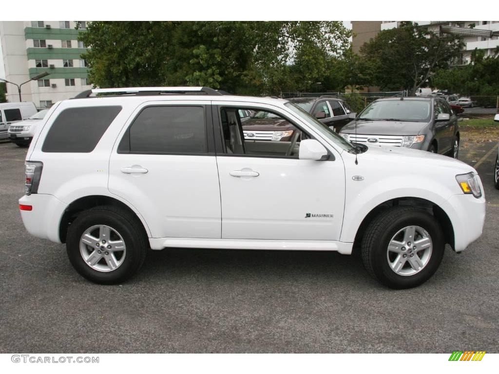 2008 Mariner Hybrid 4WD - Oxford White / Stone photo #4