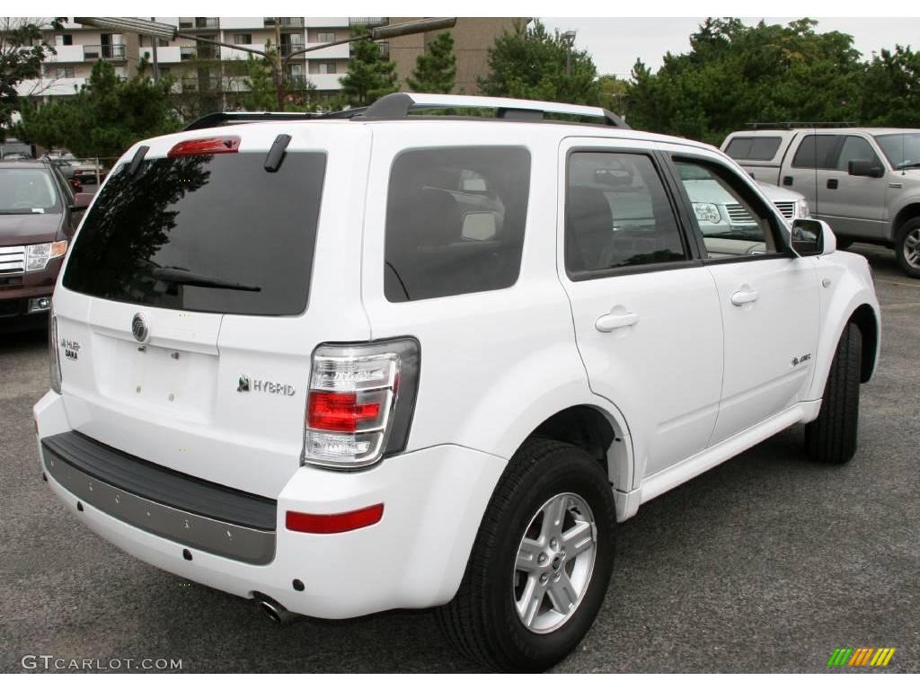 2008 Mariner Hybrid 4WD - Oxford White / Stone photo #5