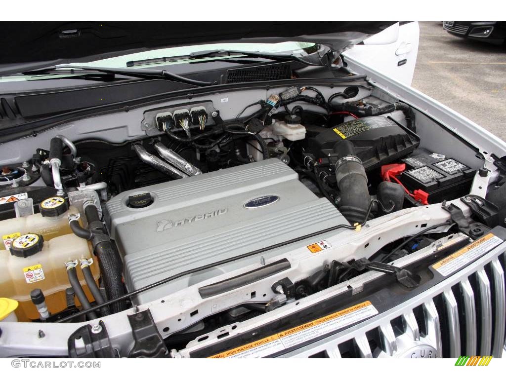 2008 Mariner Hybrid 4WD - Oxford White / Stone photo #19