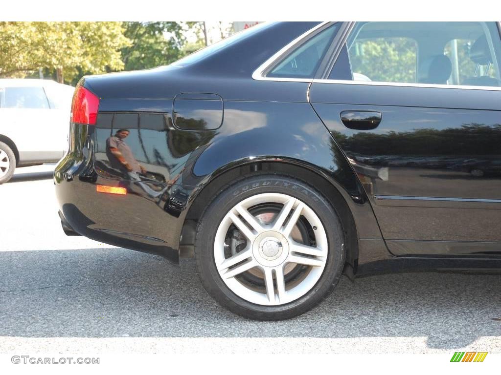 2007 A4 2.0T quattro Sedan - Brilliant Black / Ebony photo #5
