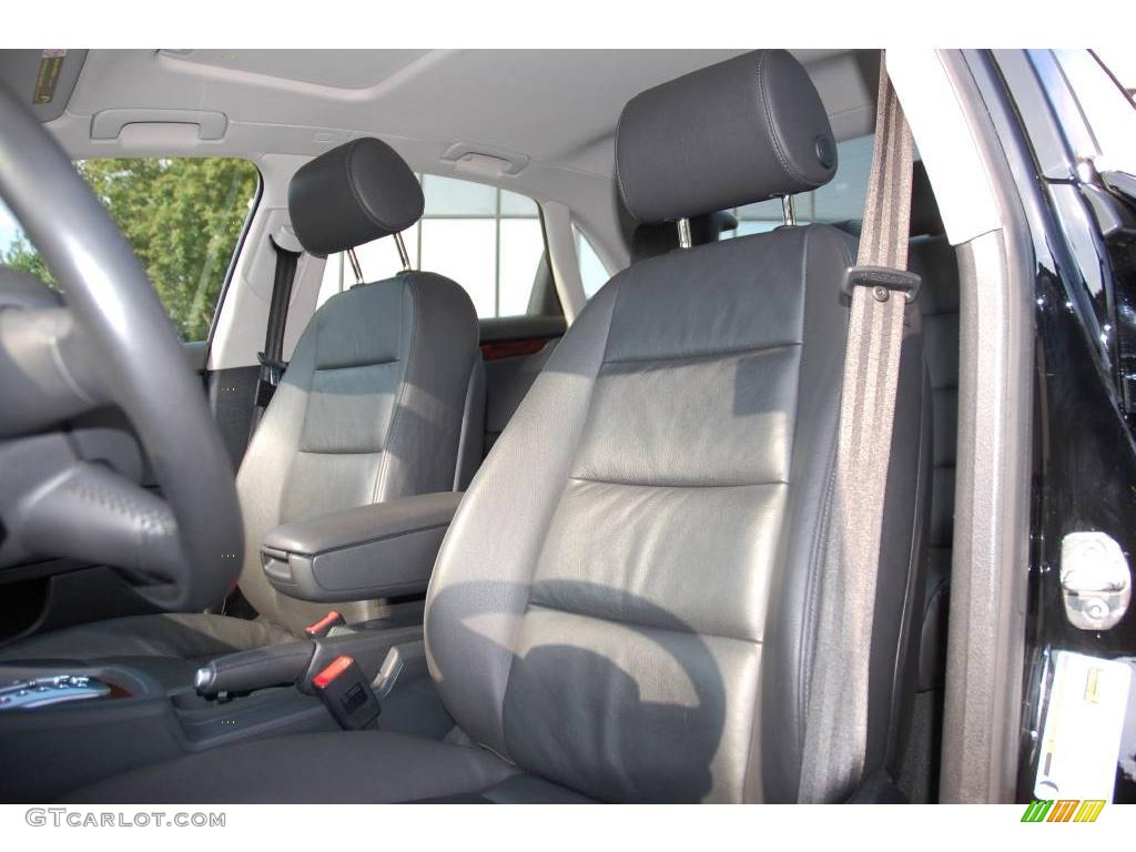 2007 A4 2.0T quattro Sedan - Brilliant Black / Ebony photo #14