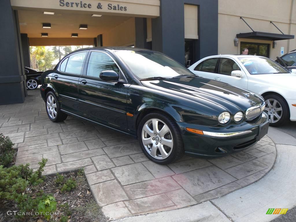 2004 X-Type 3.0 - British Racing Green / Ivory photo #1