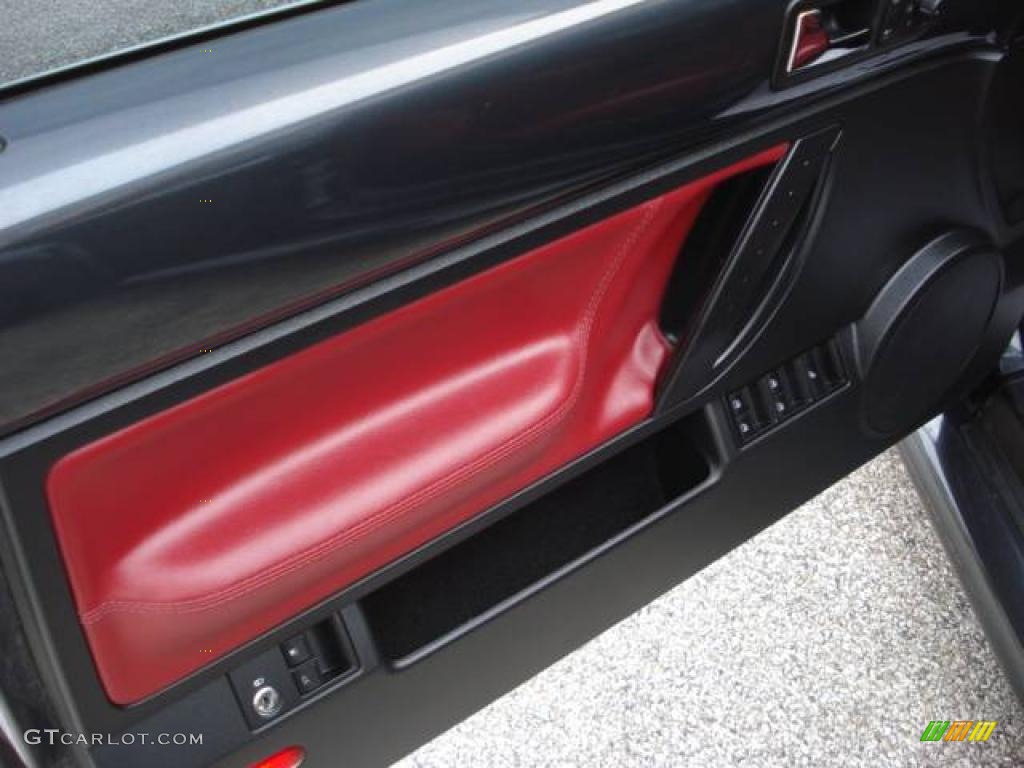 2005 New Beetle Dark Flint Edition Convertible - Dark Flint Metallic / Bordeaux Red photo #14