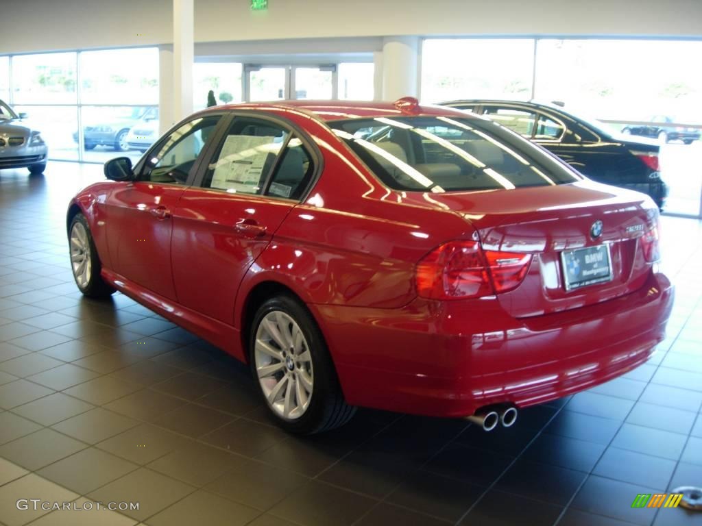 2009 3 Series 328i Sedan - Crimson Red / Oyster Dakota Leather photo #4