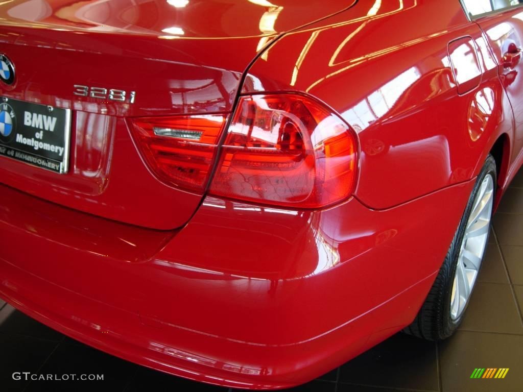 2009 3 Series 328i Sedan - Crimson Red / Oyster Dakota Leather photo #9