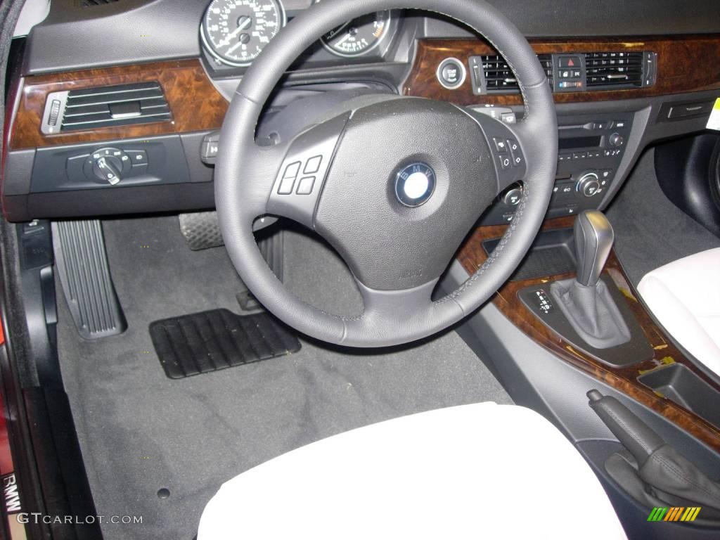 2009 3 Series 328i Sedan - Crimson Red / Oyster Dakota Leather photo #13