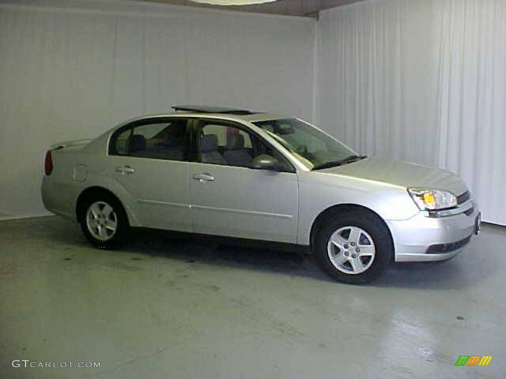 2005 Malibu LS V6 Sedan - Galaxy Silver Metallic / Gray photo #3