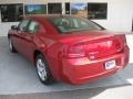 2008 Inferno Red Crystal Pearl Dodge Charger SE  photo #3