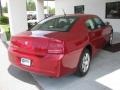 2008 Inferno Red Crystal Pearl Dodge Charger SE  photo #5