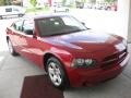 2008 Inferno Red Crystal Pearl Dodge Charger SE  photo #7