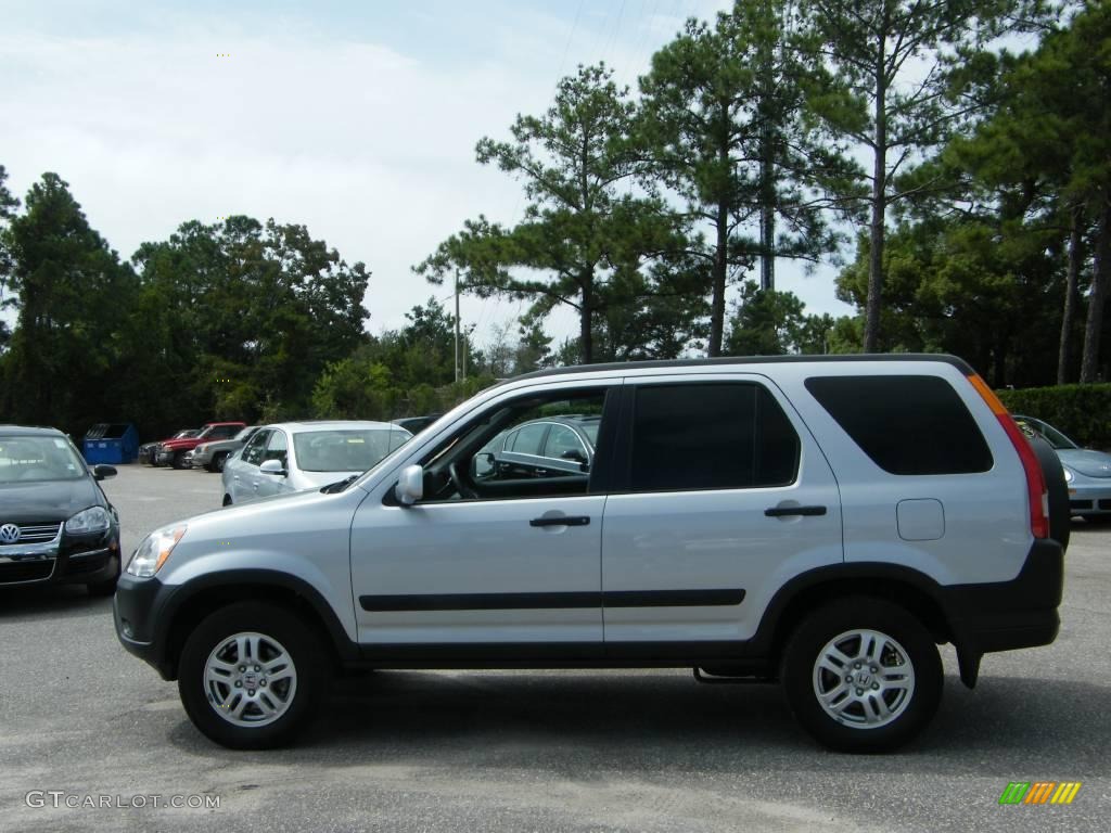 2004 CR-V EX 4WD - Satin Silver Metallic / Black photo #2
