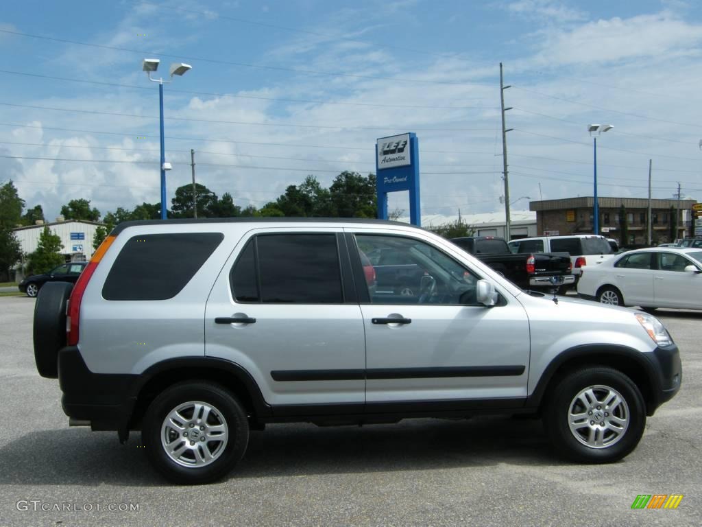 2004 CR-V EX 4WD - Satin Silver Metallic / Black photo #6