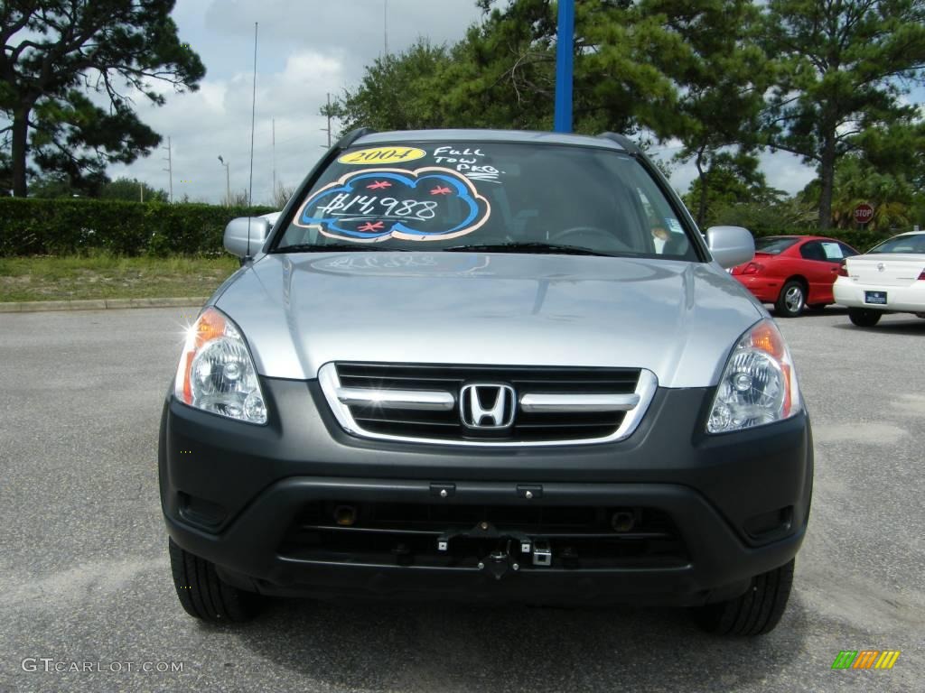 2004 CR-V EX 4WD - Satin Silver Metallic / Black photo #8