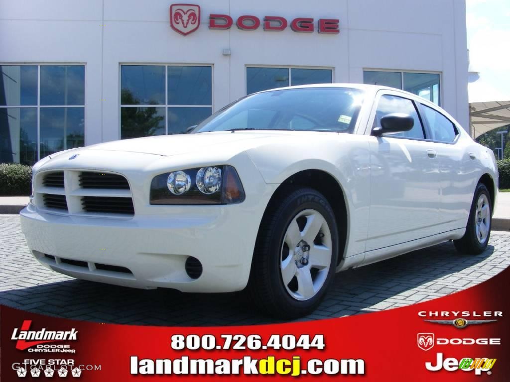 Stone White Dodge Charger