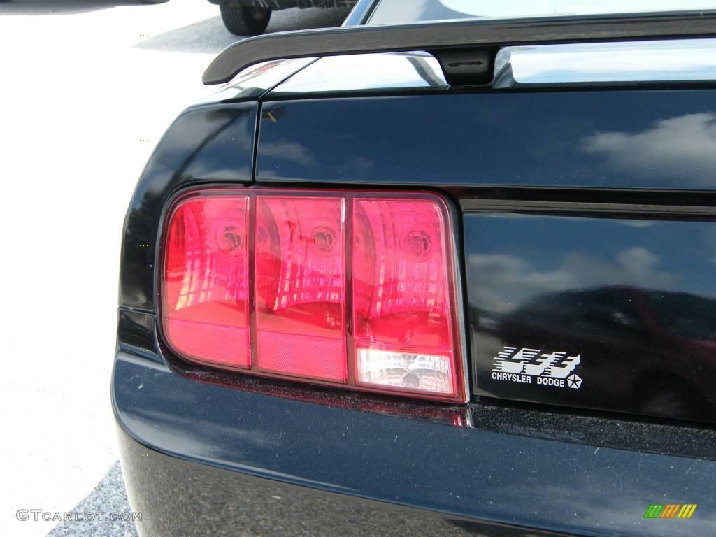 2006 Mustang V6 Premium Coupe - Black / Light Graphite photo #10