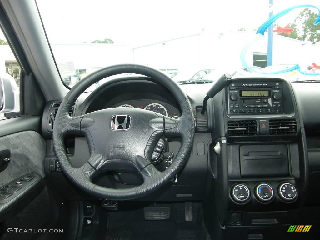 2004 CR-V EX 4WD - Satin Silver Metallic / Black photo #19