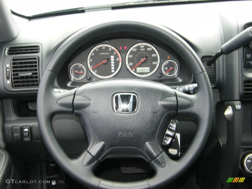 2004 CR-V EX 4WD - Satin Silver Metallic / Black photo #20