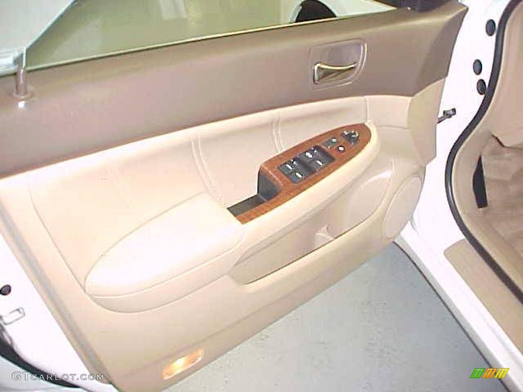 2006 Accord EX-L V6 Sedan - Taffeta White / Ivory photo #18