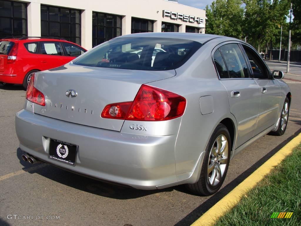 2006 G 35 x Sedan - Liquid Platinum Metallic / Graphite photo #5